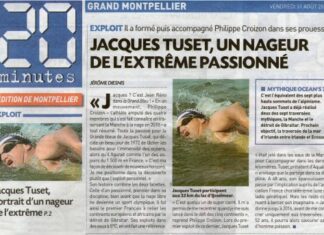 Journal « 20 Minutes » Montpellier, 31 août 2012