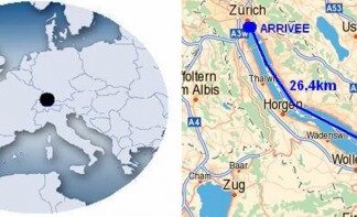 Traversée du lac de Zurich en Suisse (26,4km)